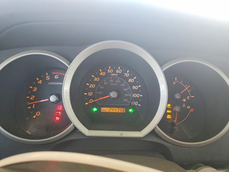 2007 Toyota 4runner VIN JTEZU14R078066601 COPART salvage auction — ROLLOVER, GA - CERT OF TITLE-SALVAGE (P), sold $1,650 on 2026-07-23 (photo 9)