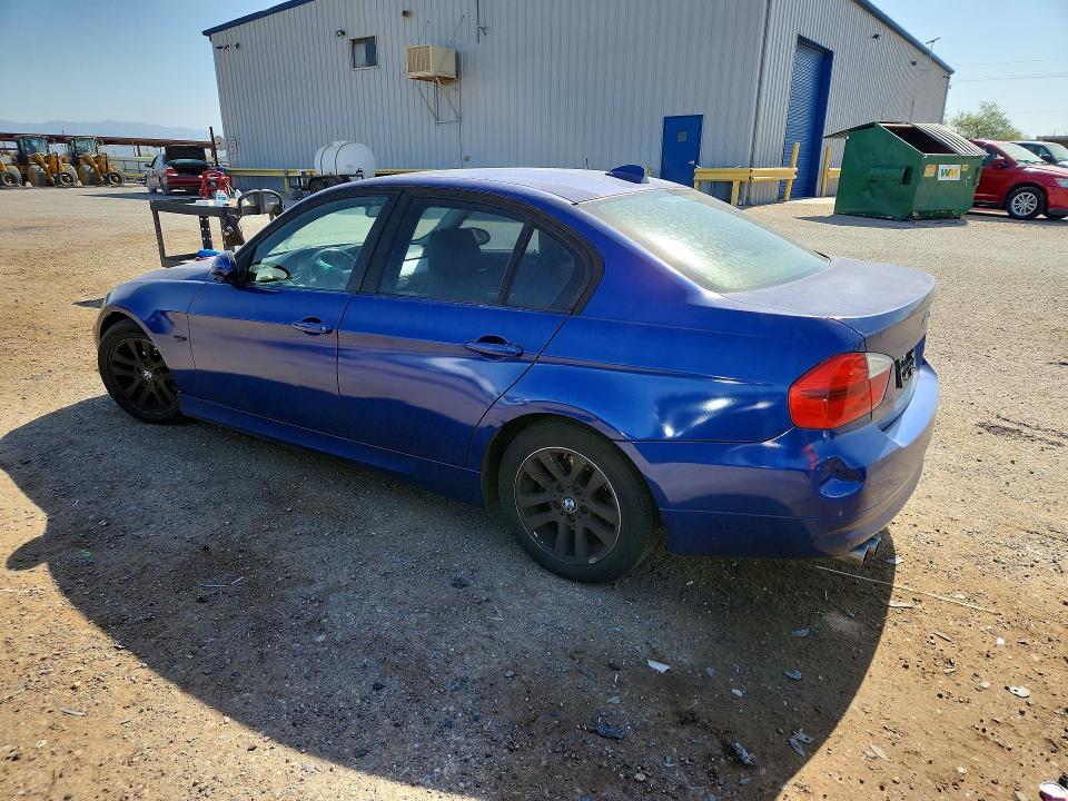 2007 BMW 3 series VIN WBAVC53587FZ79661 COPART salvage auction — REAR END, AZ - CERTIFICATE OF TITLE, sold $525 on 2026-07-31 (photo 2)