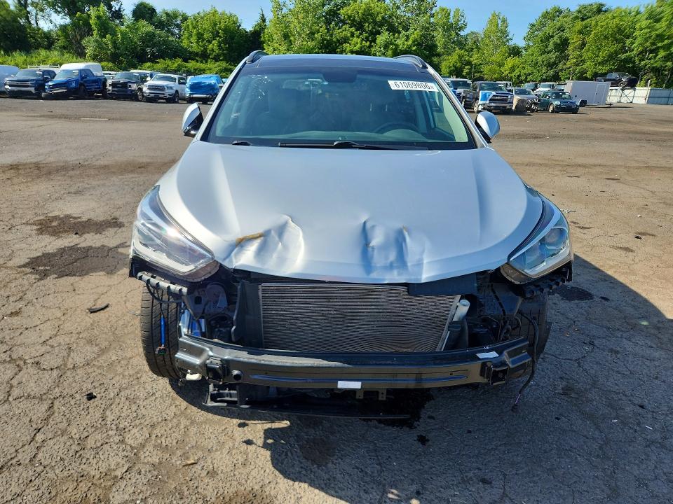 2017 Hyundai Santa fe VIN KM8SRDHF5HU250462 COPART salvage auction — FRONT END, CT - CERT OF TITLE-SALVAGE, sold $3,150 on 2026-07-24 (photo 5)