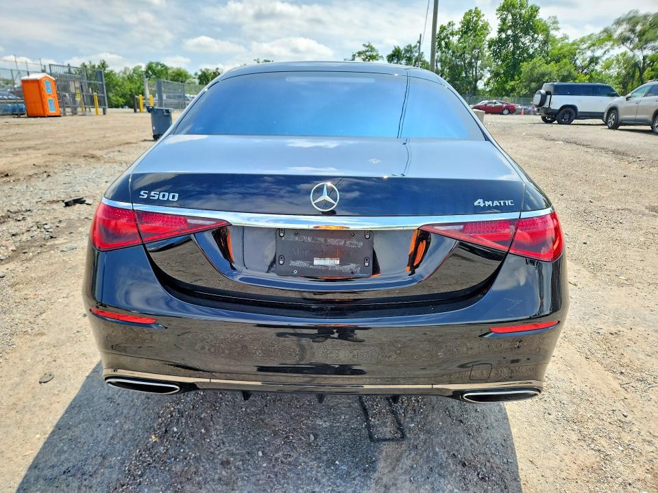 2023 Mercedes-benz S-klasse VIN W1K6G6DB4PA185572 COPART salvage auction — MINOR DENT/SCRATCHES, Pa - Cert Of Title, sold $39,250 on 2026-07-14 (photo 6)