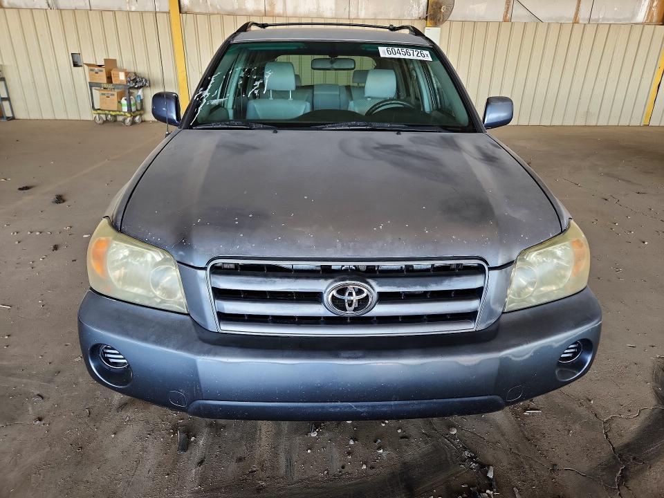 2005 Toyota Highlander VIN JTEDP21A050061464 COPART salvage auction — MINOR DENT/SCRATCHES, Az - Certificate Of Title, sold $2,000 on 2026-07-20 (photo 5)
