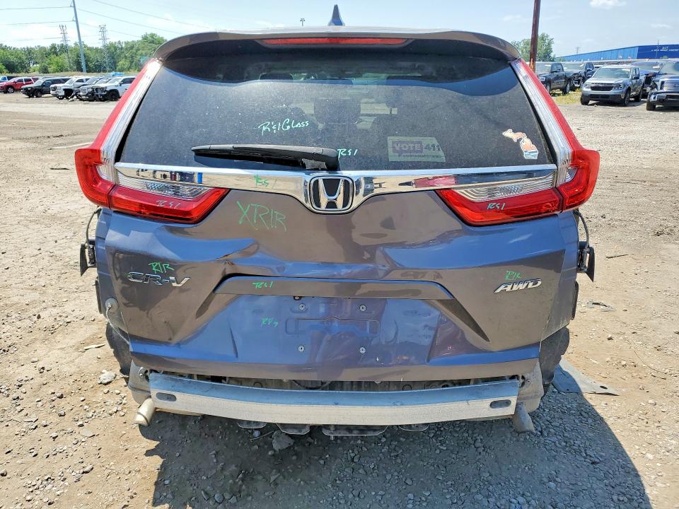 2018 Honda Cr-v VIN 7FARW2H5XJE074843 COPART salvage auction — REAR END, Mi - Certificate Of Title, sold $5,300 on 2026-07-28 (photo 6)