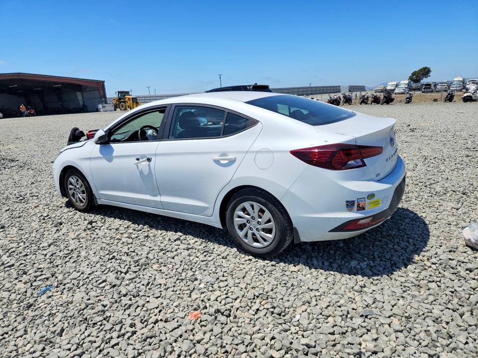 2020 Hyundai Elantra VIN 5NPD74LF0LH529024 COPART salvage auction — FRONT END, Ca - Salvage Certificate, sold $5,400 on 2026-07-30 (photo 2)