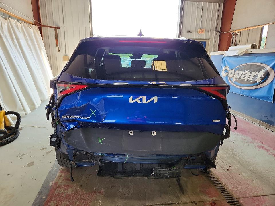 2023 Kia Sportage VIN 5XYK3CAF7PG013210 COPART salvage auction — REAR END, Ny - Mv-907A Salvage Certificate, sold $7,400 on 2026-07-20 (photo 6)