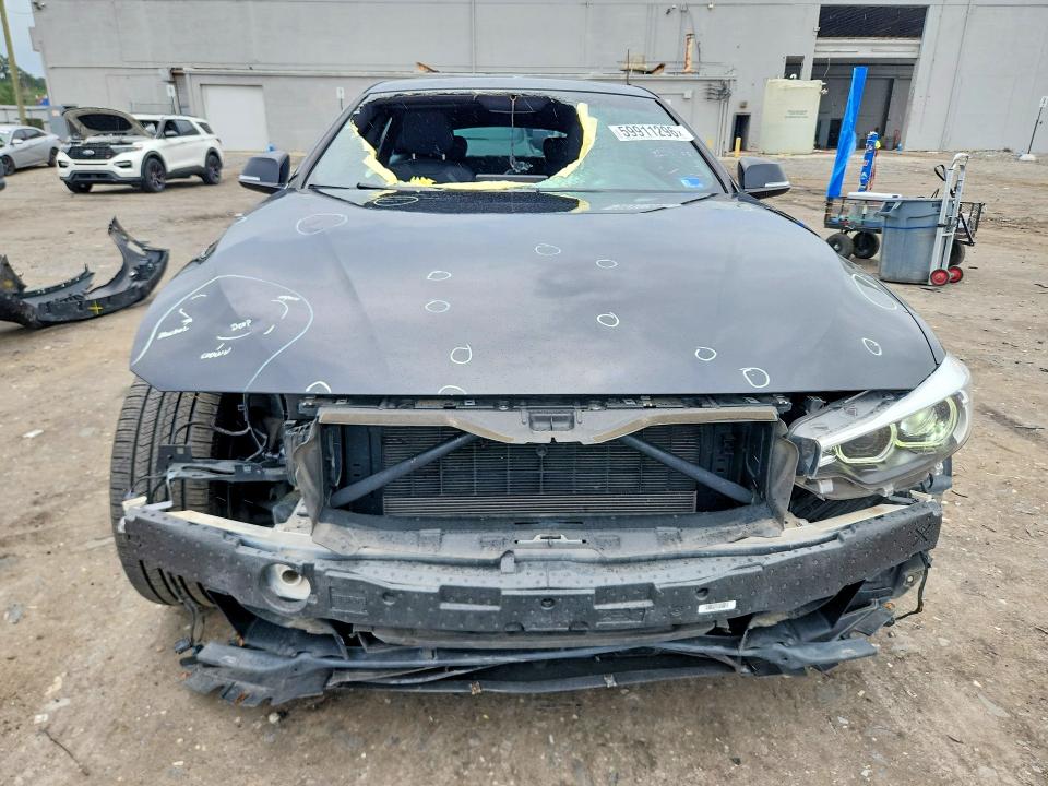 2019 BMW 4er VIN WBA4J3C56KBL07264 COPART salvage auction — FRONT END, Va - Cert Of Title - Salvage, sold $6,700 on 2026-07-22 (photo 5)
