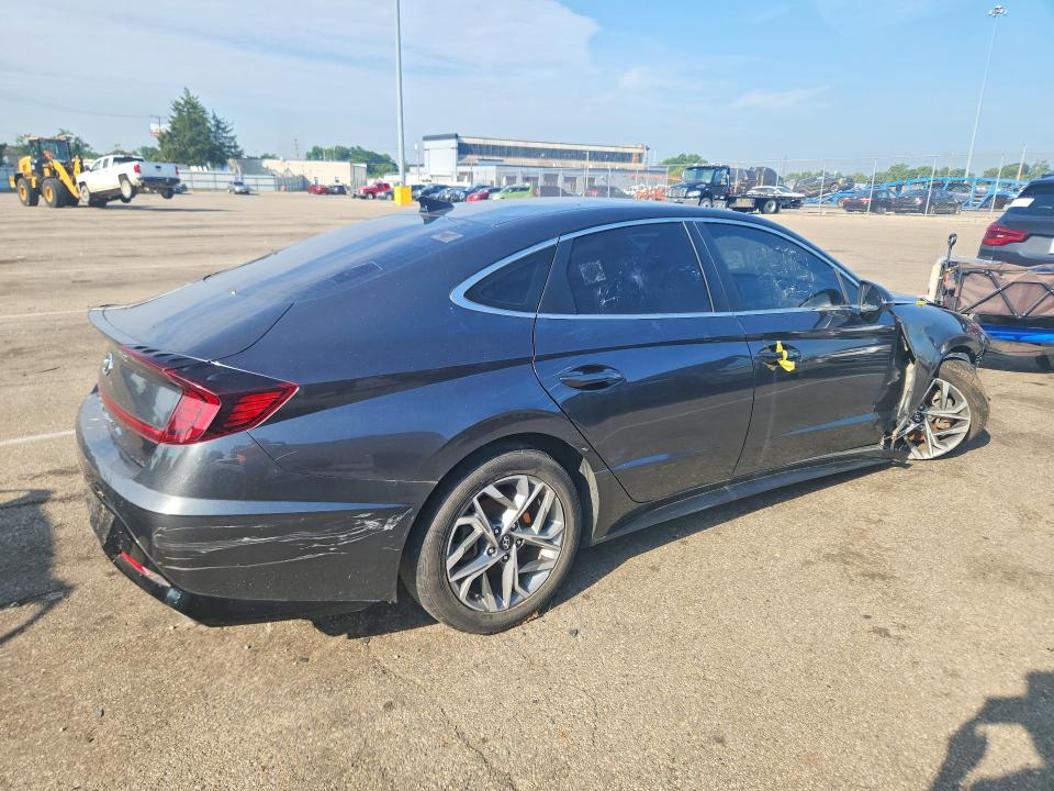 2023 Hyundai Sonata VIN KMHL64JA8PA291681 COPART salvage auction — FRONT END, Oh - Certificate Of Title (P), sold $3,000 on 2026-07-15 (photo 3)