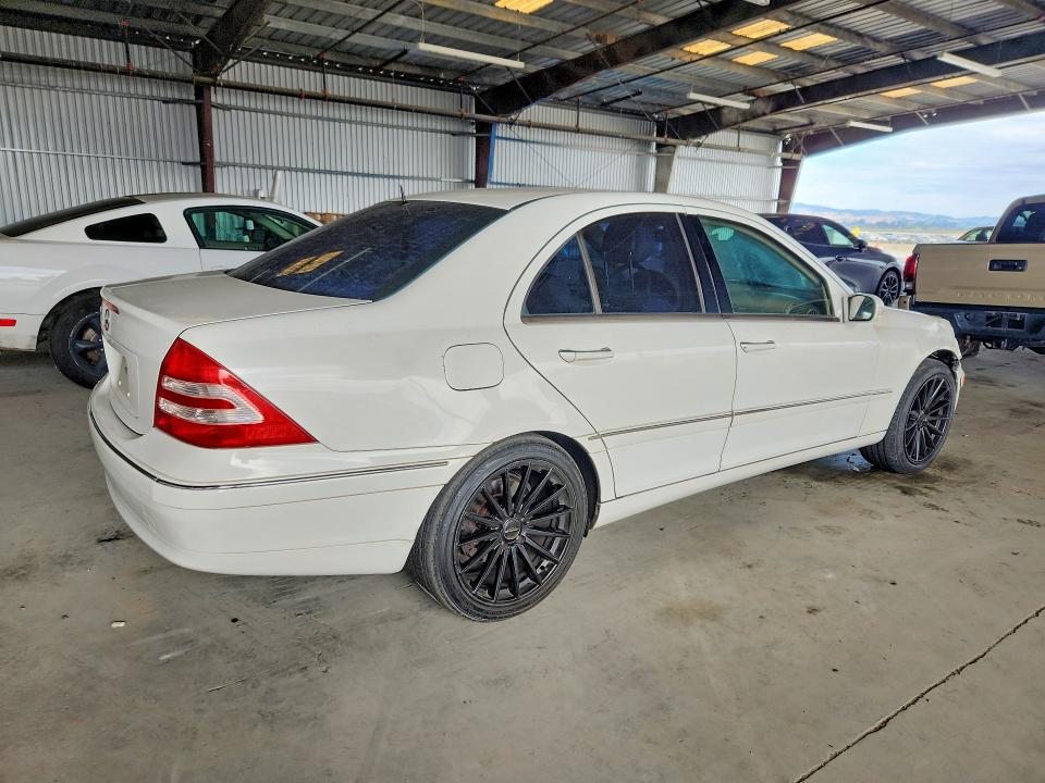 2002 Mercedes-benz C class VIN WDBRF64J22F249121 COPART salvage auction — FRONT END, CA - SALVAGE CERTIFICATE, sold $250 on 2026-07-27 (photo 3)