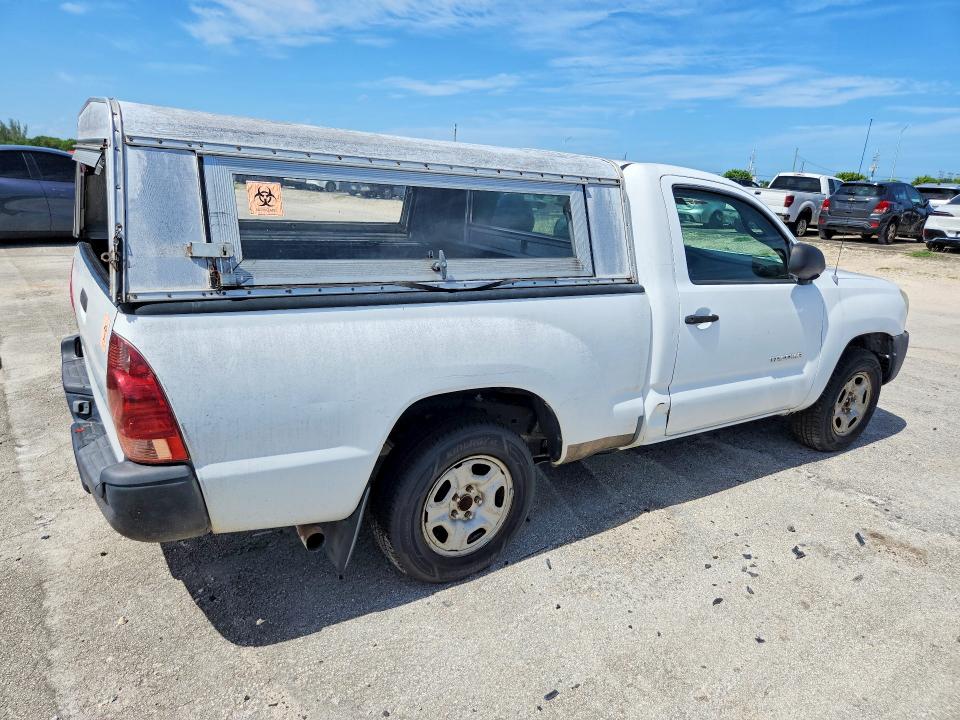 2007 Toyota Tacoma VIN 5TENX22N27Z375307 COPART salvage auction — MINOR DENT/SCRATCHES, FL - CERTIFICATE OF TITLE, sold $70 on 2026-07-23 (photo 3)