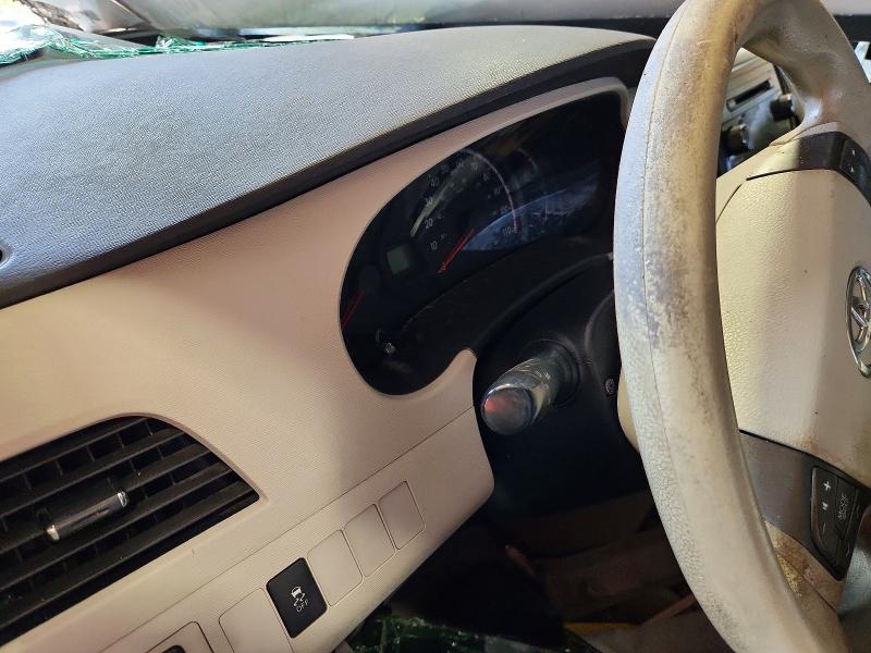 2013 Toyota Sienna VIN 5TDKK3DC4DS398048 COPART salvage auction — ALL OVER, Va - Cert Of Title - Salvage, sold $550 on 2026-07-10 (photo 9)