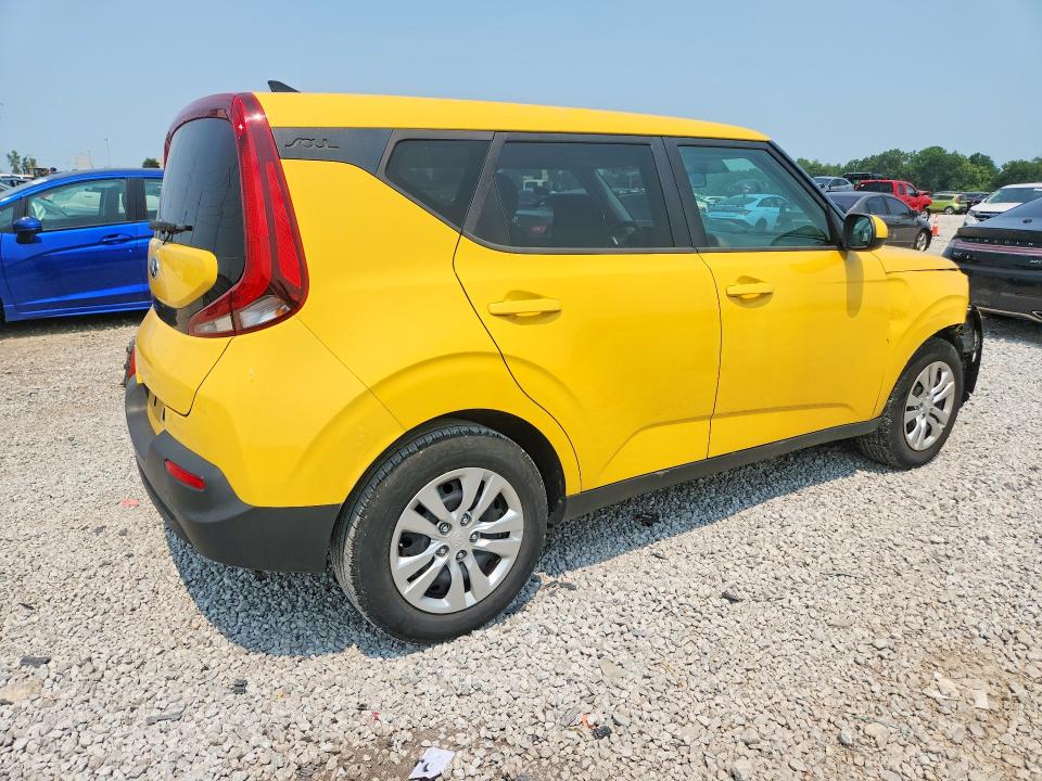 2020 Kia Soul VIN KNDJ23AU2L7088823 COPART salvage auction — FRONT END, Oh - Cert Of Title-Rebuilt Salvage, sold $325 on 2026-07-28 (photo 3)