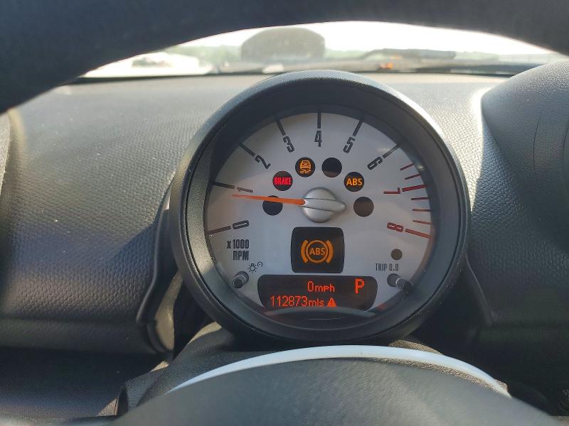 2013 Mini Cooper VIN WMWZC3C50DWP24410 COPART salvage auction — FRONT END, NC - SALVAGE CERTIFICATE OF TITLE, sold $1,500 on 2026-08-19 (photo 9)