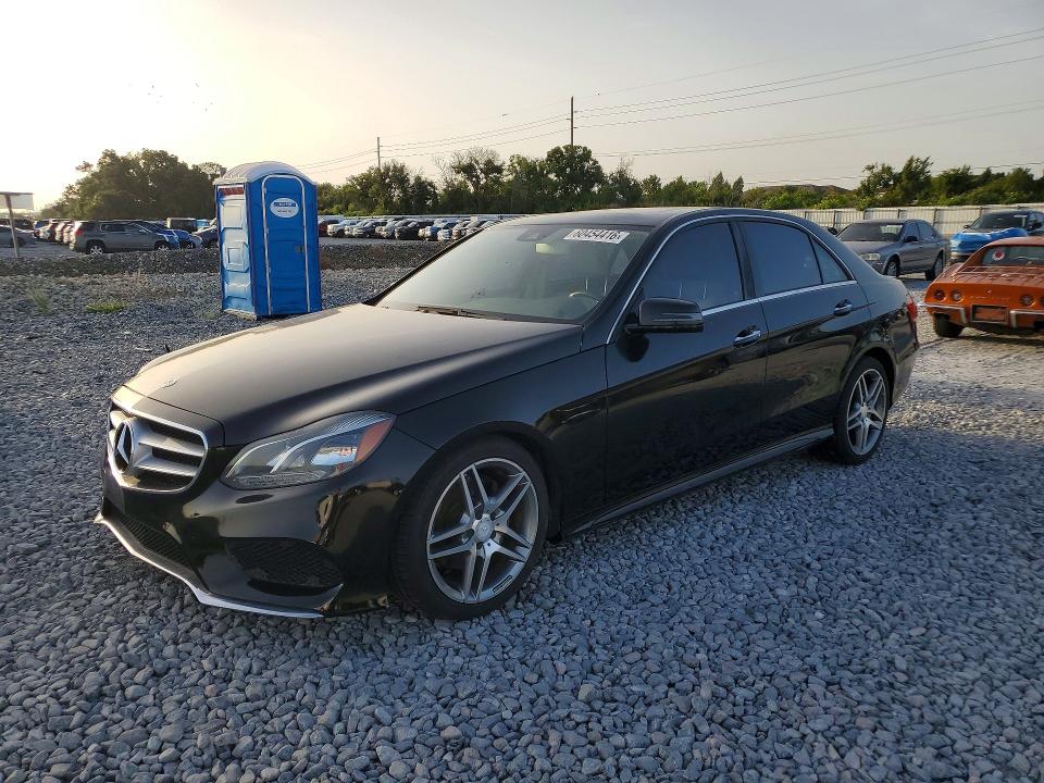 2016 Mercedes-benz E-klasse VIN WDDHF5KB0GB199682 COPART salvage auction — FRONT END, Fl - Cert Of Title Slvg Rebuildable, sold $7,400 on 2026-07-17 (photo 1)