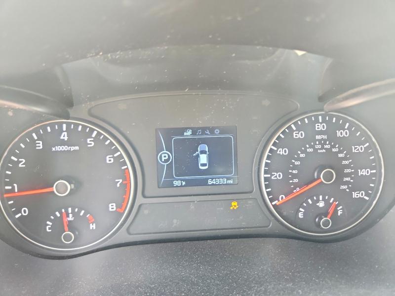 2018 Kia Optima VIN 5XXGT4L31JG201344 COPART salvage auction — FRONT END, Oh - Cert Of Title-Salvage, sold $1,900 on 2026-07-24 (photo 9)