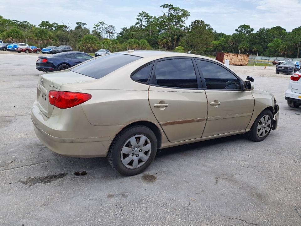 2007 Hyundai Elantra VIN KMHDU46D47U223745 COPART salvage auction — FRONT END, FL - CERT OF TITLE SLVG REBUILDABLE, sold $450 on 2026-07-22 (photo 3)