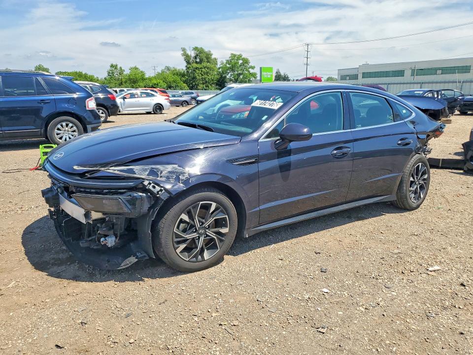 2024 Hyundai Sonata VIN KMHL64JAXRA391462 COPART salvage auction — FRONT END, IL - SALVAGE CERTIFICATE (P), sold $3,850 on 2026-07-13 (photo 1)