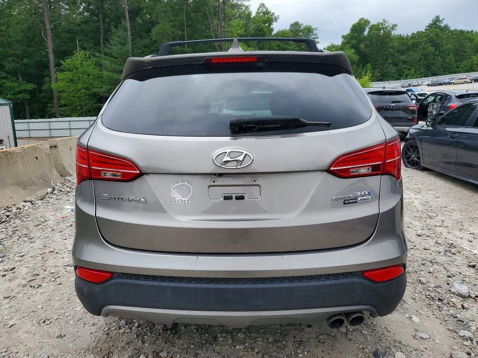 2016 Hyundai Santa fe VIN 5XYZWDLA6GG314810 COPART salvage auction — MECHANICAL, MA - CERTIFICATE OF TITLE, sold $1,050 on 2026-07-08 (photo 6)