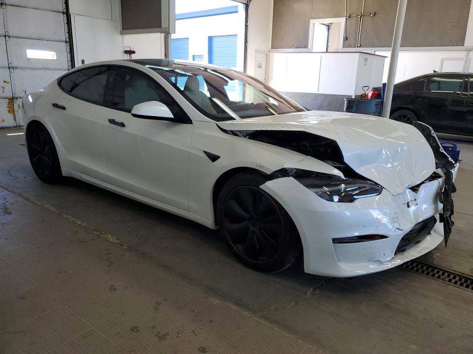 2024 Tesla Model s VIN 5YJSA1E50RF532878 COPART salvage auction — FRONT END, WA - BILL OF SALE, sold $21,200 on 2026-07-31 (photo 4)