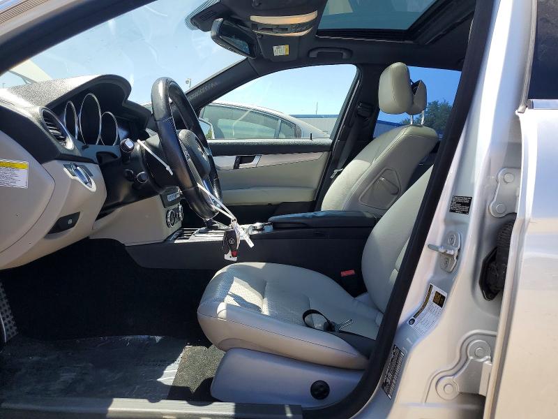 2014 Mercedes-benz C-klasse VIN WDDGF4HB3ER319654 COPART salvage auction — REAR END, Ca - Salvage Certificate, sold $1,200 on 2026-07-14 (photo 7)