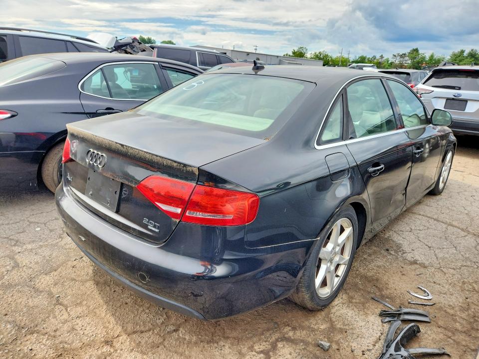 2009 Audi A4 VIN WAUSF78K09N054904 COPART salvage auction — MINOR DENT/SCRATCHES, Ct - Certificate Of Title, sold $875 on 2026-07-31 (photo 3)