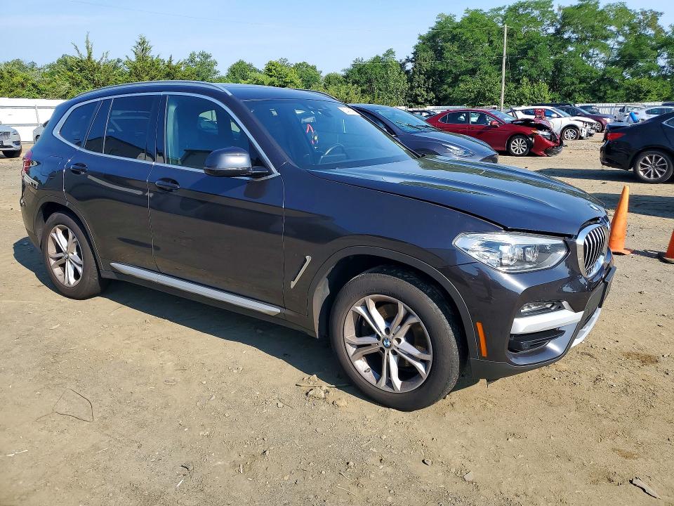 2021 BMW X3 VIN 5UXTY5C06M9F31950 COPART salvage auction — WATER/FLOOD, Nj - Cert Of Title-Salvage Flood, sold $500 on 2026-07-29 (photo 4)