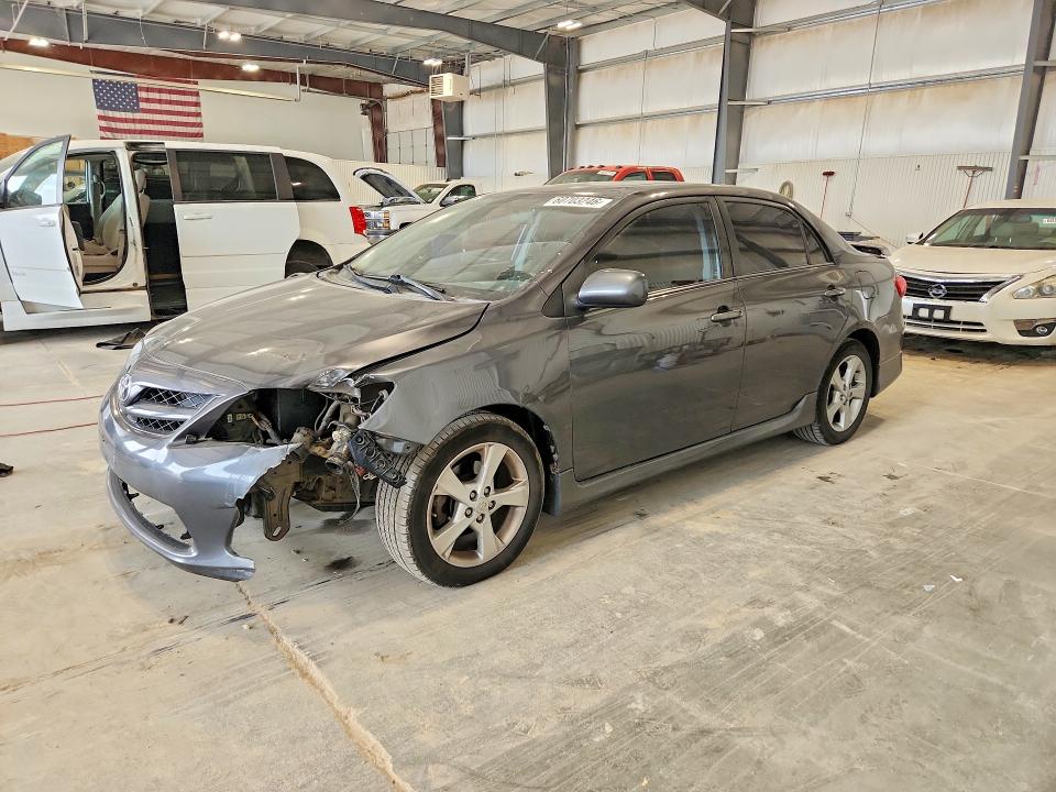 2012 Toyota Corolla VIN 5YFBU4EE2CP047209 COPART salvage auction — FRONT END, Ne - Cert Of Title-Salvage, sold $800 on 2026-07-28 (photo 1)