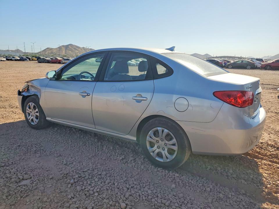 2010 Hyundai Elantra VIN KMHDU4AD8AU070575 COPART salvage auction — FRONT END, AZ - CERT OF TITLE - SALVAGE, sold $900 on 2026-07-16 (photo 2)