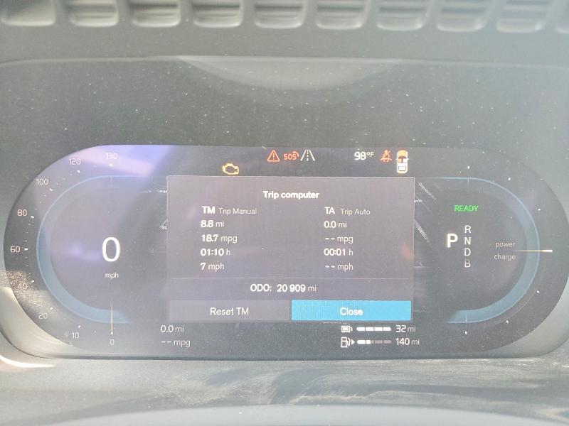 2024 Volvo Xc90 VIN YV4H60LE9R1191138 COPART salvage auction — FRONT END, Mi - Cert Of Title-Salvage History, sold $16,500 on 2026-08-21 (photo 9)
