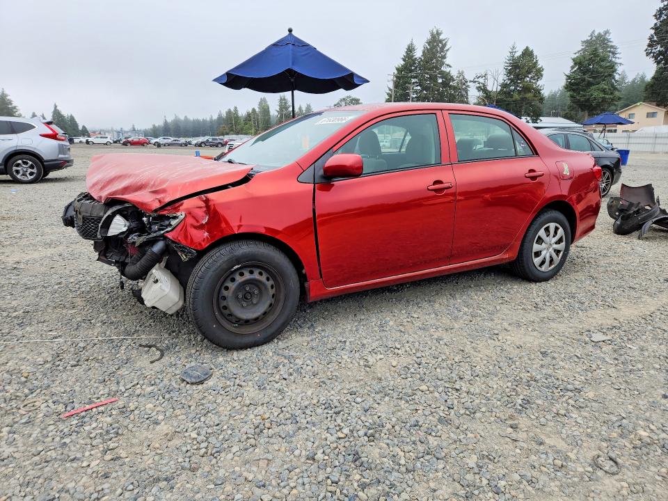 2009 Toyota Corolla VIN JTDBL40E499020876 COPART salvage auction — FRONT END, WA - BILL OF SALE, sold $400 on 2026-07-31 (photo 1)
