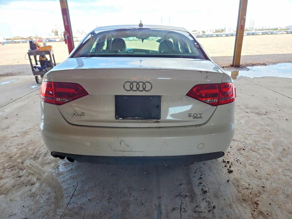 2009 Audi A4 VIN WAULF78K29A135060 COPART salvage auction — FRONT END, AZ - CERTIFICATE OF TITLE (P), sold $475 on 2026-07-29 (photo 6)