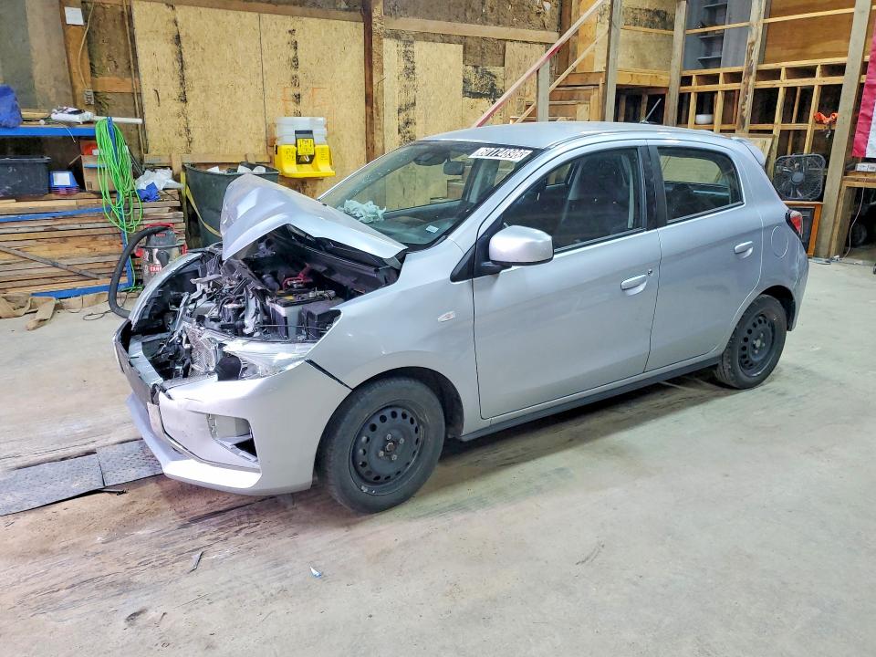 2024 Mitsubishi Mirage VIN ML32AUHJ2RH028314 COPART salvage auction — FRONT END, FL - CERTIFICATE OF DESTRUCTION (P), sold $125 on 2026-07-22 (photo 1)