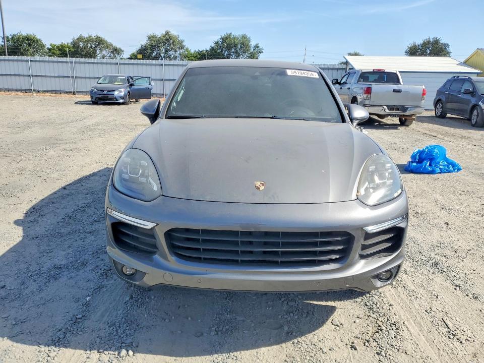 2016 Porsche Cayenne VIN WP1AA2A26GLA10696 COPART salvage auction — FRONT END, Ca - Salvage Certificate, sold $6,100 on 2026-07-09 (photo 5)