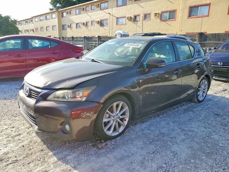 2012 Lexus Ct VIN JTHKD5BH5C2052115 COPART salvage auction — NORMAL WEAR, Fl - Certificate Of Title, sold $2,750 on 2026-07-27 (photo 1)
