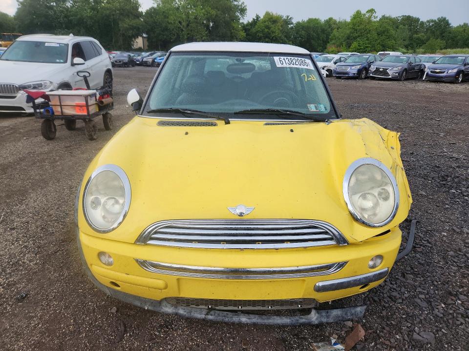 2002 Mini Cooper VIN WMWRC33442TC37896 COPART salvage auction — FRONT END, PA - CERTIFICATE OF SALVAGE, sold $275 on 2026-07-27 (photo 5)