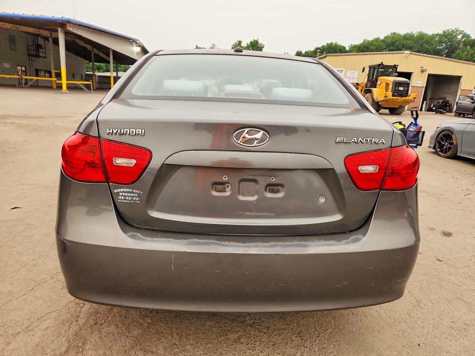 2008 Hyundai Elantra VIN KMHDU46D98U368006 COPART salvage auction — NORMAL WEAR, Ny - Certificate Of Title, sold $350 on 2026-07-28 (photo 6)