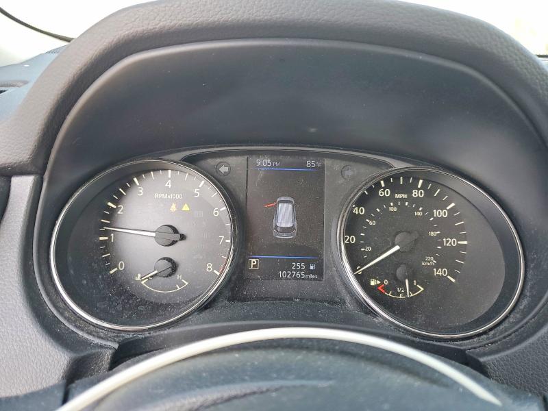 2020 Nissan Rogue VIN JN8AT2MV9LW113092 COPART salvage auction — HAIL, Oh - Cert Of Title-Salvage, sold $1,150 on 2026-07-27 (photo 9)