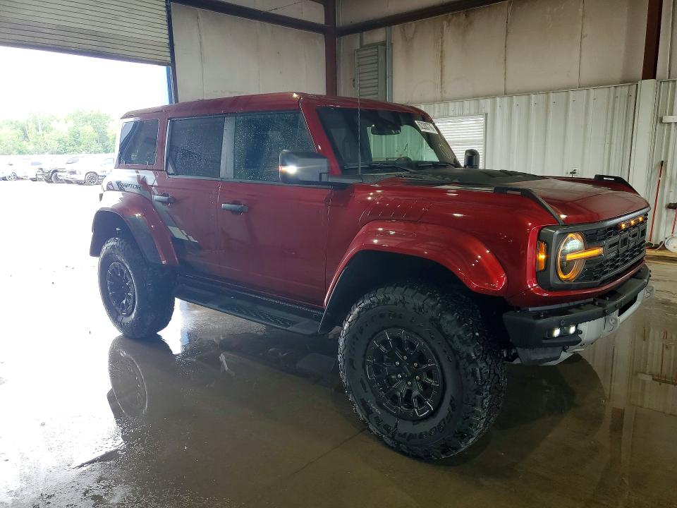 2025 Ford Bronco VIN 1FMEE0RR9SLB11183 COPART salvage auction — FRONT END, Ny - Mv-907A Salvage Certificate, sold $57,500 on 2026-07-28 (photo 4)