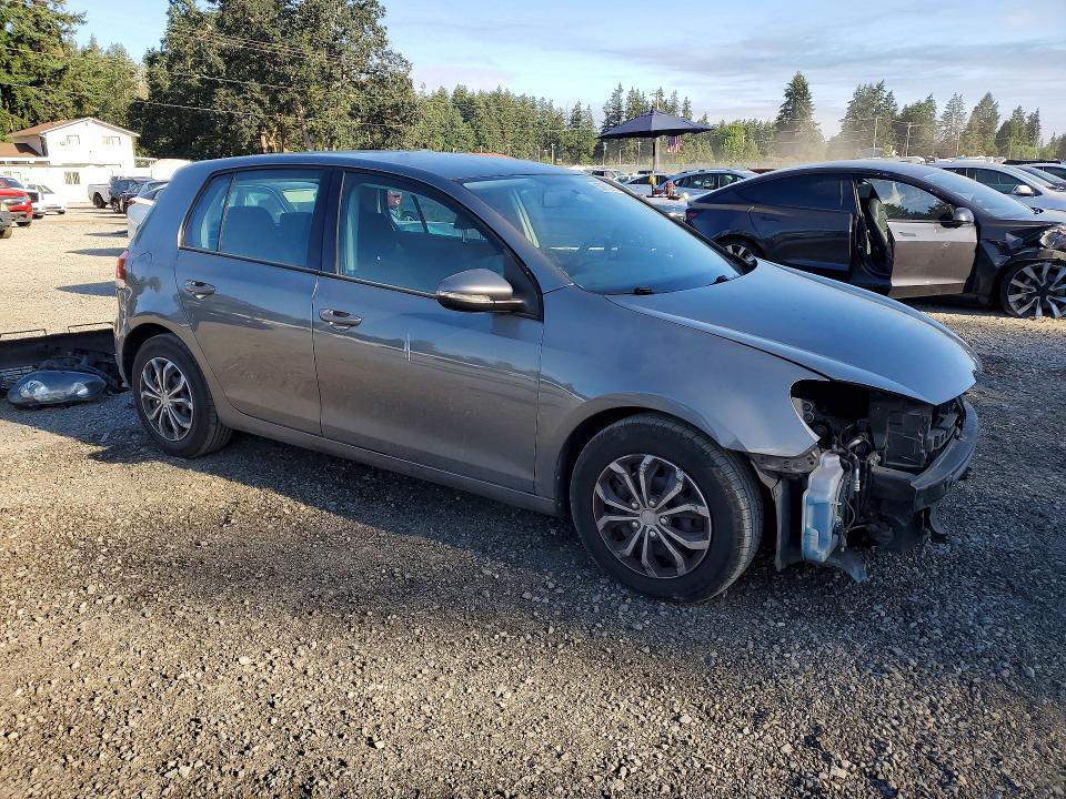 2012 Volkswagen Golf VIN WVWDB7AJ8CW196928 COPART salvage auction — FRONT END, Salvage Title, sold $1,100 on 2026-07-17 (photo 4)