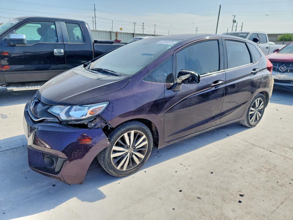 2015 Honda Fit VIN 3HGGK5H81FM761885 COPART salvage auction — FRONT END, TX - CERTIFICATE OF TITLE, sold $3,630 on 2026-07-31 (photo 1)