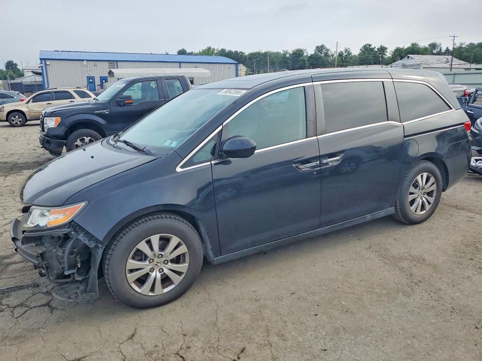 2016 Honda Odyssey VIN 5FNRL5H6XGB121344 COPART salvage auction — FRONT END, Pa - Certificate Of Salvage, sold $7,600 on 2026-07-31 (photo 1)