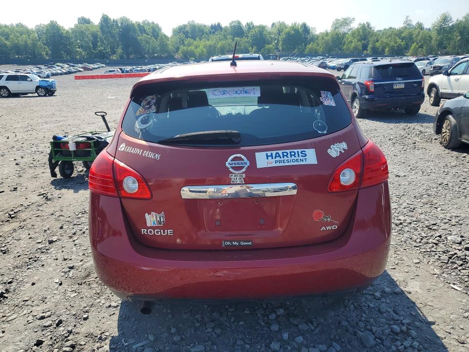 2013 Nissan Rogue VIN JN8AS5MV9DW624758 COPART salvage auction — FRONT END, Pa - Certificate Of Salvage, sold $300 on 2026-07-15 (photo 6)