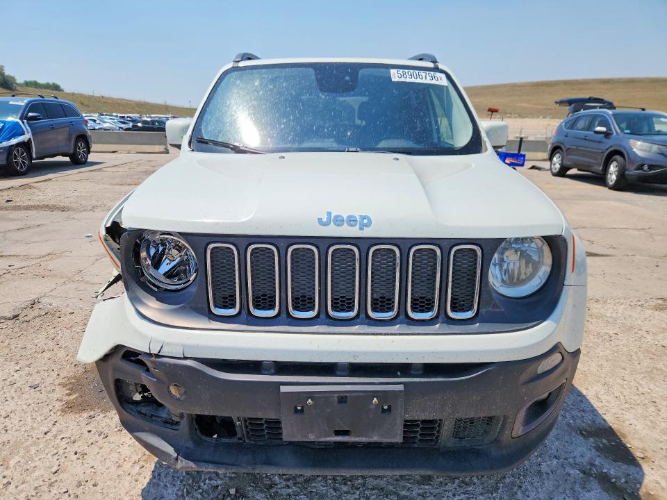 2016 Jeep Renegade VIN ZACCJBBT8GPD60442 COPART salvage auction — FRONT END, Co - Public - Salvage Title, sold $1,350 on 2026-07-15 (photo 5)