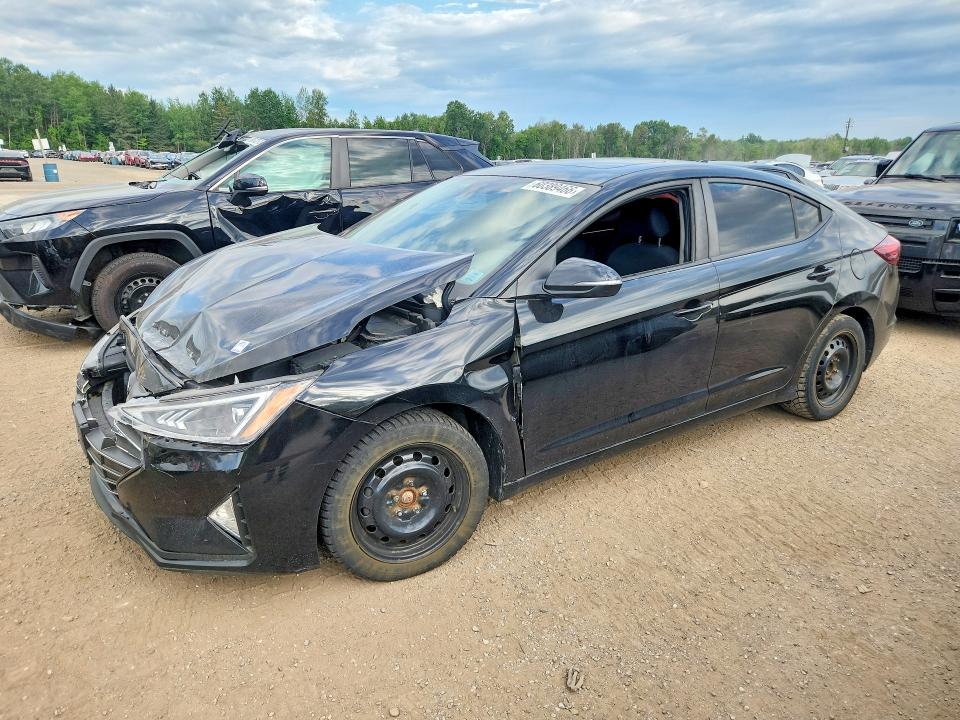 2020 Hyundai Elantra VIN KMHD84LF8LU902244 COPART salvage auction — FRONT END, On - Permit Salvage, sold $750 on 2026-07-28 (photo 1)