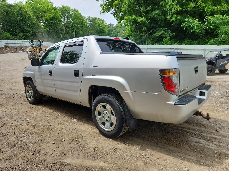 2008 Honda Ridgeline VIN 2HJYK16208H533402 COPART salvage auction — FRONT END, Wv - Salvage Certificate, sold $475 on 2026-07-30 (photo 2)