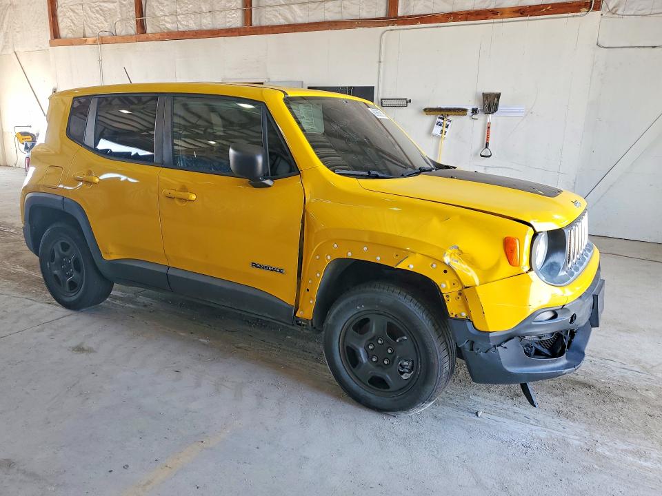 2016 Jeep Renegade VIN ZACCJBAT1GPC79039 COPART salvage auction — FRONT END, Oh - Certificate Of Title, sold $1,200 on 2026-08-10 (photo 4)