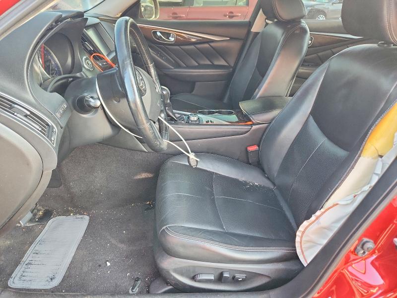 2015 Infiniti Q50 VIN JN1BV7AR2FM398803 COPART salvage auction — FRONT END, Ct - Cert Of Title-Salvage, sold $1,600 on 2026-07-31 (photo 7)
