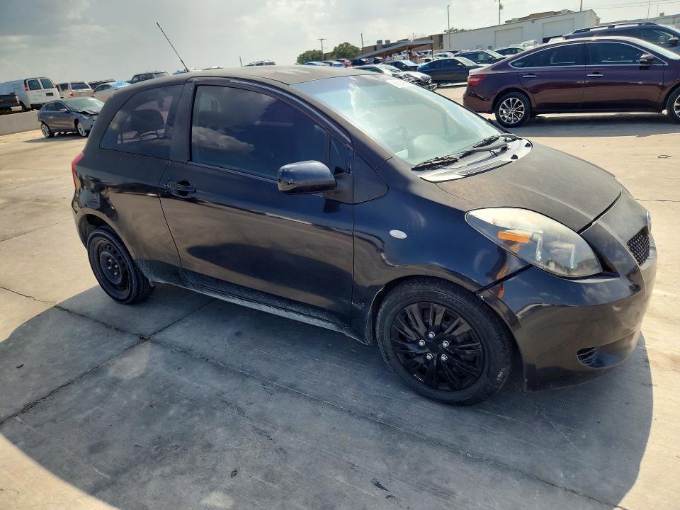 2007 Toyota Yaris VIN JTDJT923675118719 COPART salvage auction — FRONT END, Tx - Salvage Vehicle Title, sold $175 on 2026-07-30 (photo 4)