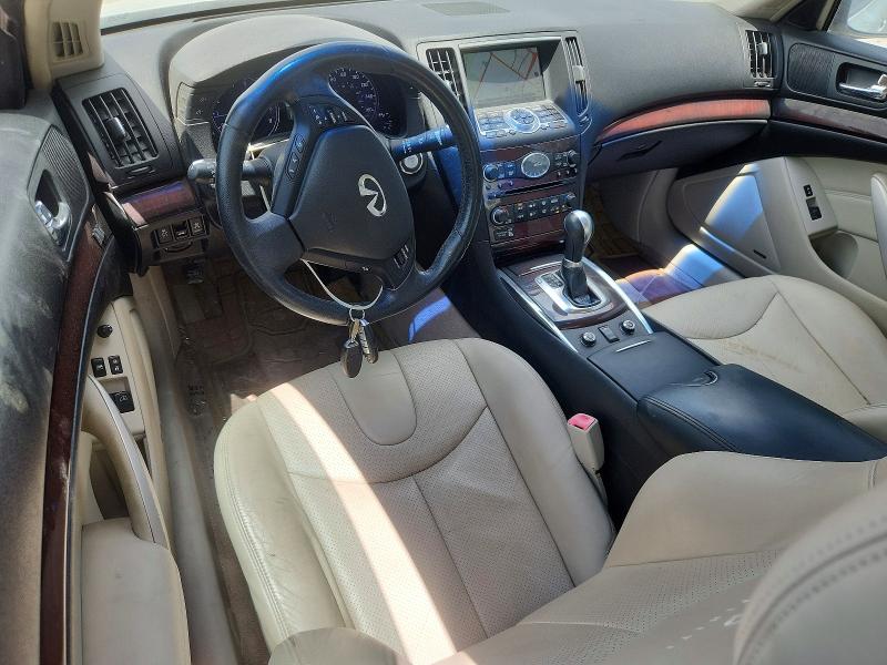 2013 Infiniti G VIN JN1CV6EL0DM981937 COPART salvage auction — FRONT END, AR - CERTIFICATE OF TITLE (P), sold $2,500 on 2026-07-31 (photo 8)