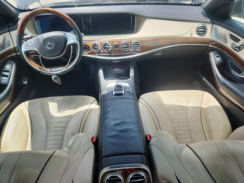 2016 Mercedes-benz S-klasse VIN WDDUG8CB5GA247839 COPART salvage auction — MINOR DENT/SCRATCHES, Tn - Salvage Certificate, sold $5,600 on 2026-08-04 (photo 8)