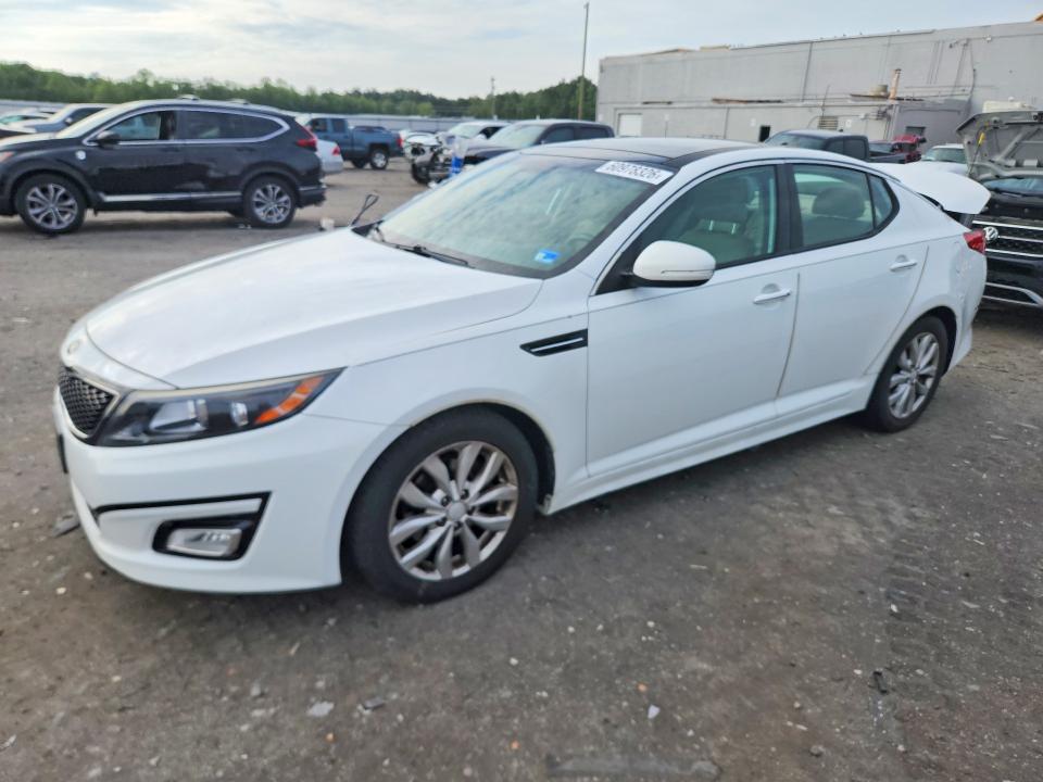 2015 Kia Optima VIN 5XXGN4A78FG448934 COPART salvage auction — REAR END, Va - Certificate Of Title, sold $1,602 on 2026-07-15 (photo 1)