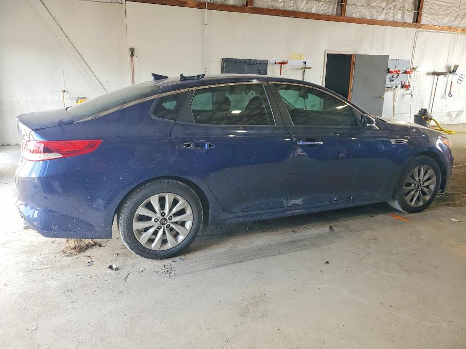 2018 Kia Optima VIN 5XXGT4L37JG258700 COPART salvage auction — REAR END, Ky - Red Rebuilt Salvage Flood (P), sold $850 on 2026-07-27 (photo 3)
